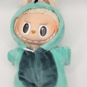 17cm Doll Clothing  Mint and Green Dinosaur Outfit.Clothing Only No Doll.